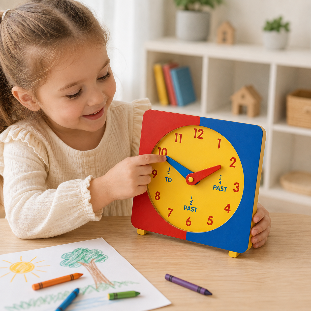 Geared Learning Clock